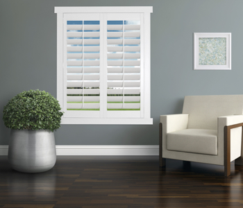 Polywood Shutters in Jacksonville living room
